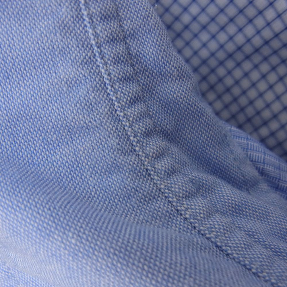 JUNYA WATANABE COMME des GARCONS MAN ジュンヤワタナベコムデギャルソンマン 16SS WQ-B029  綿ドビー×多素材MIX パッチワーク 半袖 シャツ ブルー系 M【中古】