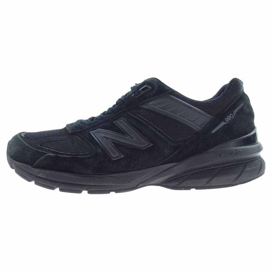 NEW BALANCE ニューバランス 19FW M990BB5 ENCAP エンキャップ スエード BLACK スニーカー ブラック系 28.0cm【中古】