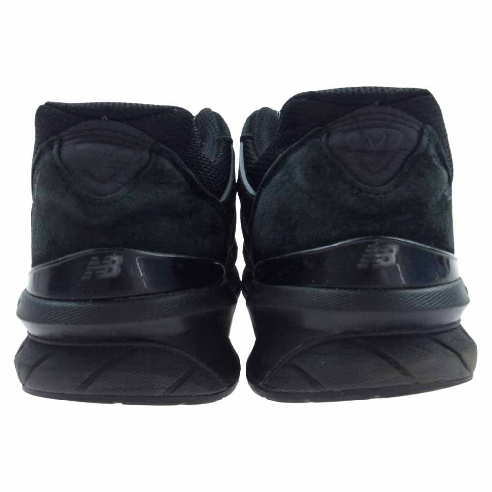 NEW BALANCE ニューバランス 19FW M990BB5 ENCAP エンキャップ スエード BLACK スニーカー ブラック系 28.0cm【中古】