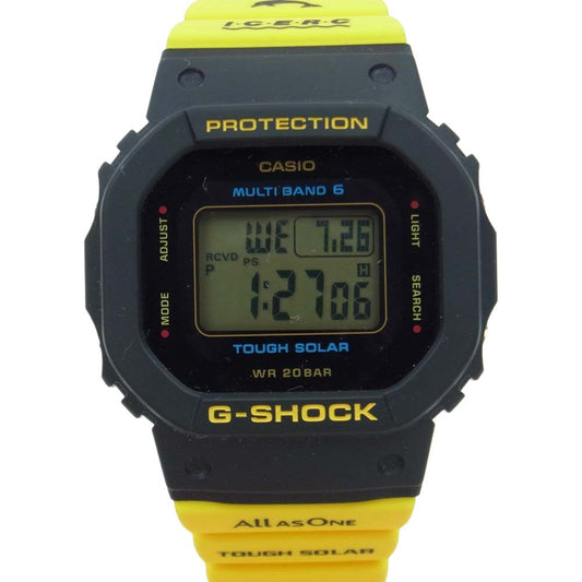 CASIO G-SHOCK カシオ ジーショック GMD-W5600K-9JR Love The Sea And The Earth 2023 アイサーチ・ジャパン イルカクジラ イルクジ ウォッチ 腕時計 ブラック系 イエロー系【新古品】【未使用】【中古】