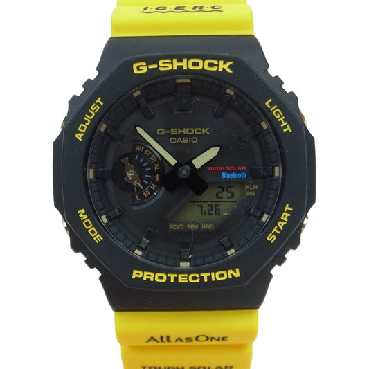 CASIO G-SHOCK カシオ ジーショック GA-B2100K-9AJR Love Sea and The Earth アイサーチ・ジャパン イルカクジラ イルクジ ウォッチ 腕時計 イエロー系【新古品】【未使用】【中古】