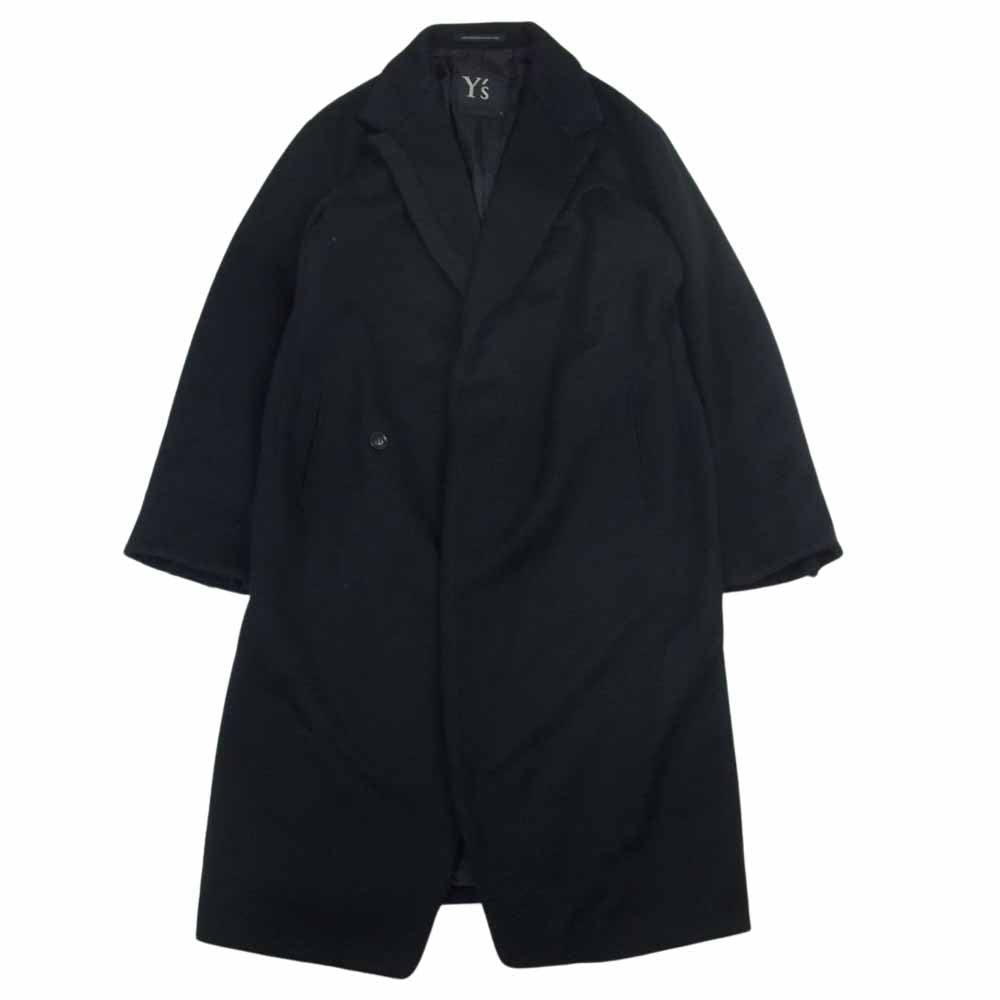 【希少】Y's ワイズ ウール ジャケット ブラック ヨウジヤマモト 黒 XL