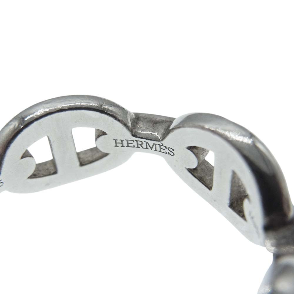 HERMES エルメス Chaine d'Ancre Enchainee シェーヌダンクル アンシェネ PM リング シルバー系 16.5号【中古】