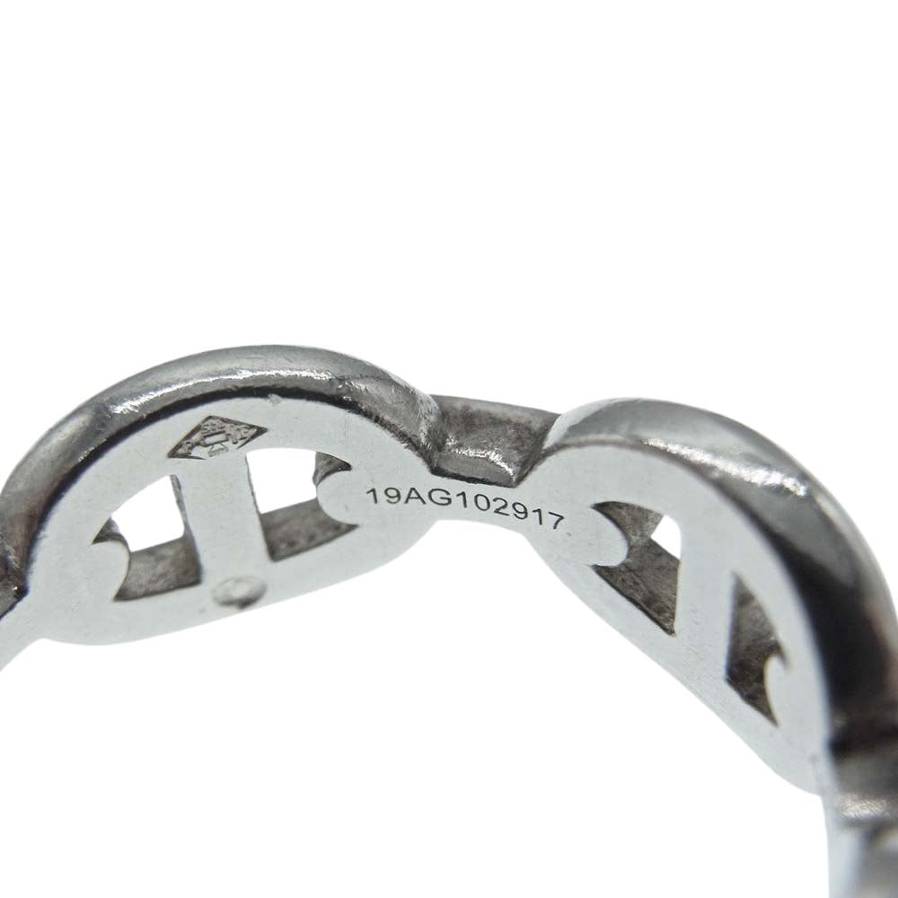 HERMES エルメス Chaine d'Ancre Enchainee シェーヌダンクル アンシェネ PM リング シルバー系 16.5号【中古】