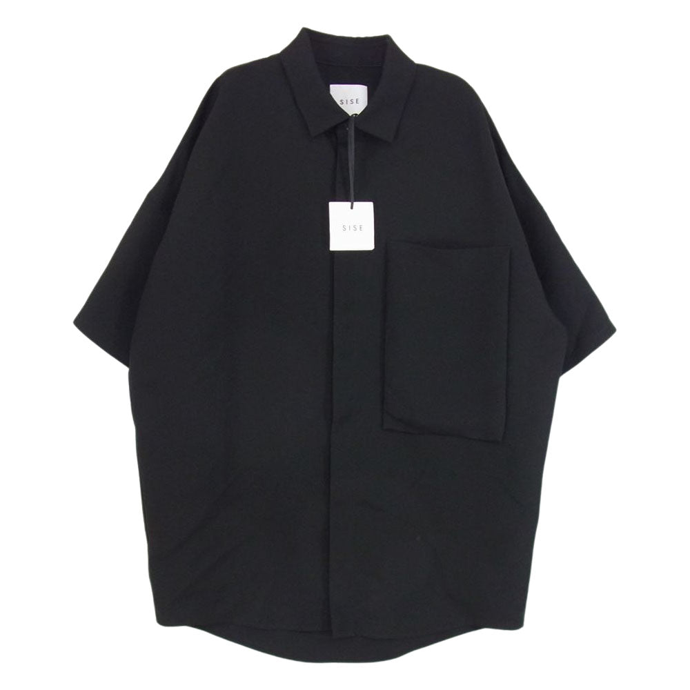 シセ SS-SH-05 BIG POCKET SHIRT ビッグ ポケット シャツ ブラック系 1【中古】