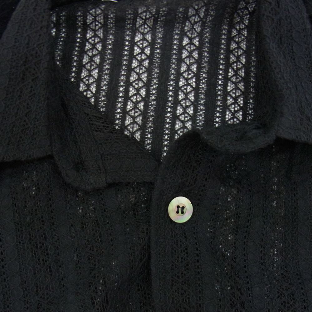 Jieda ジエダ 23SS 23-050-316-0008 LACE SHIRT レース シャツ 長袖