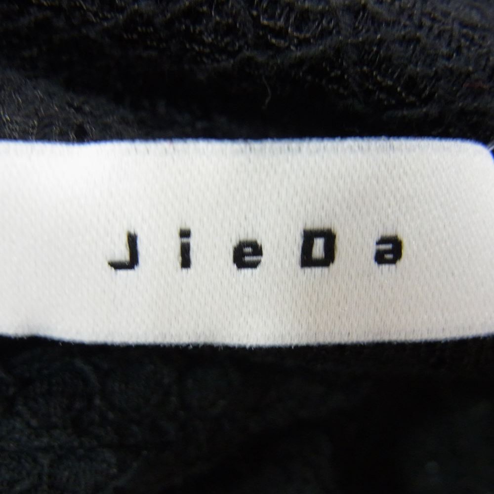 Jieda ジエダ 23SS 23-050-316-0008 LACE SHIRT レース シャツ 長袖 ブラック系 1【美品】【中古】