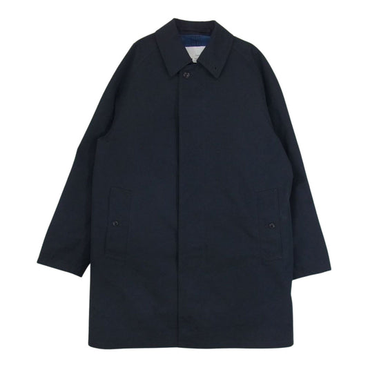 nanamica ナナミカ SUBS215 GORE-TEX ゴアテックス SOUTIEN COLLAR COAT ステンカラー コート ネイビー系 XS【中古】