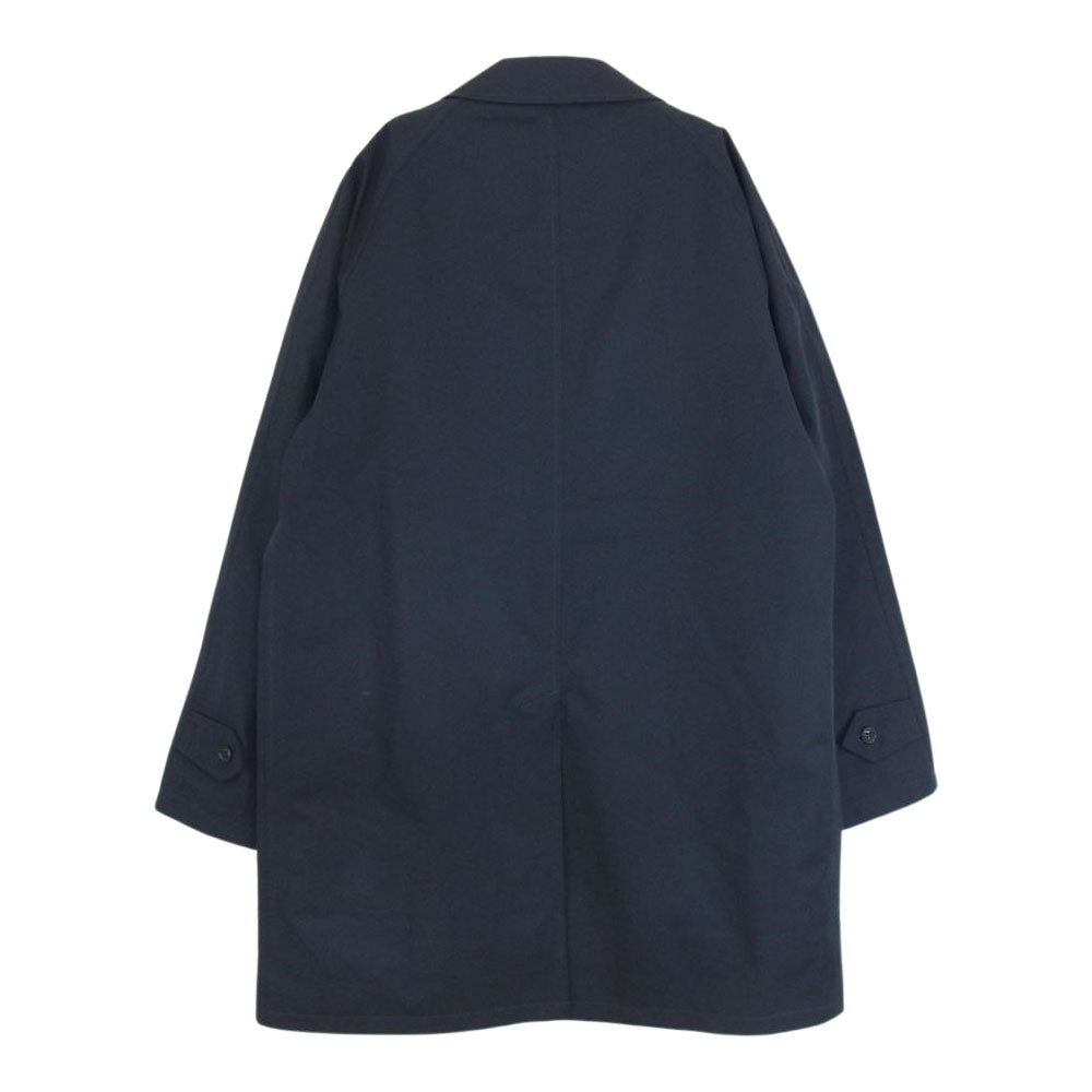 nanamica ナナミカ SUBS215 GORE-TEX ゴアテックス SOUTIEN COLLAR COAT ステンカラー コート ネイビー系 XS【中古】