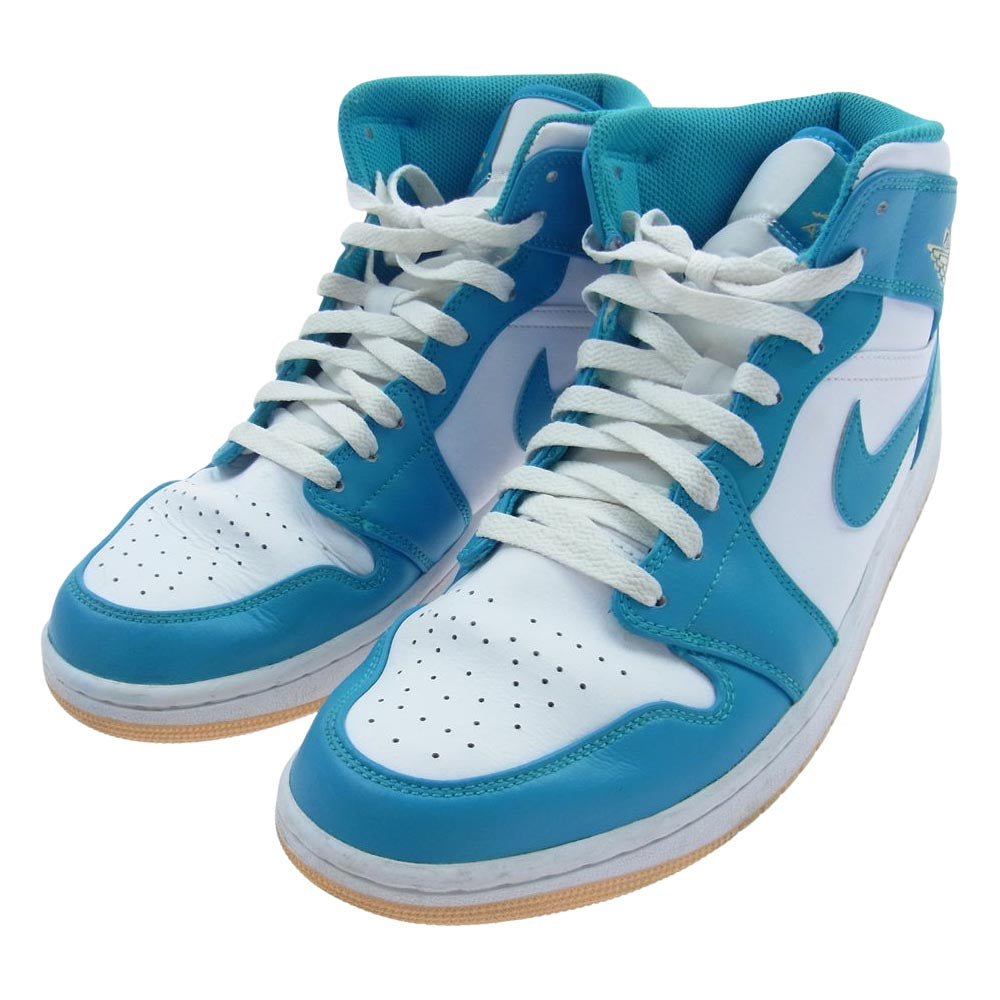 NIKE ナイキ DQ8426-400 Air Jordan 1 Mid Aquatone ナイキ エアジョーダン1 ミッド ブルー系 29cm【中古】