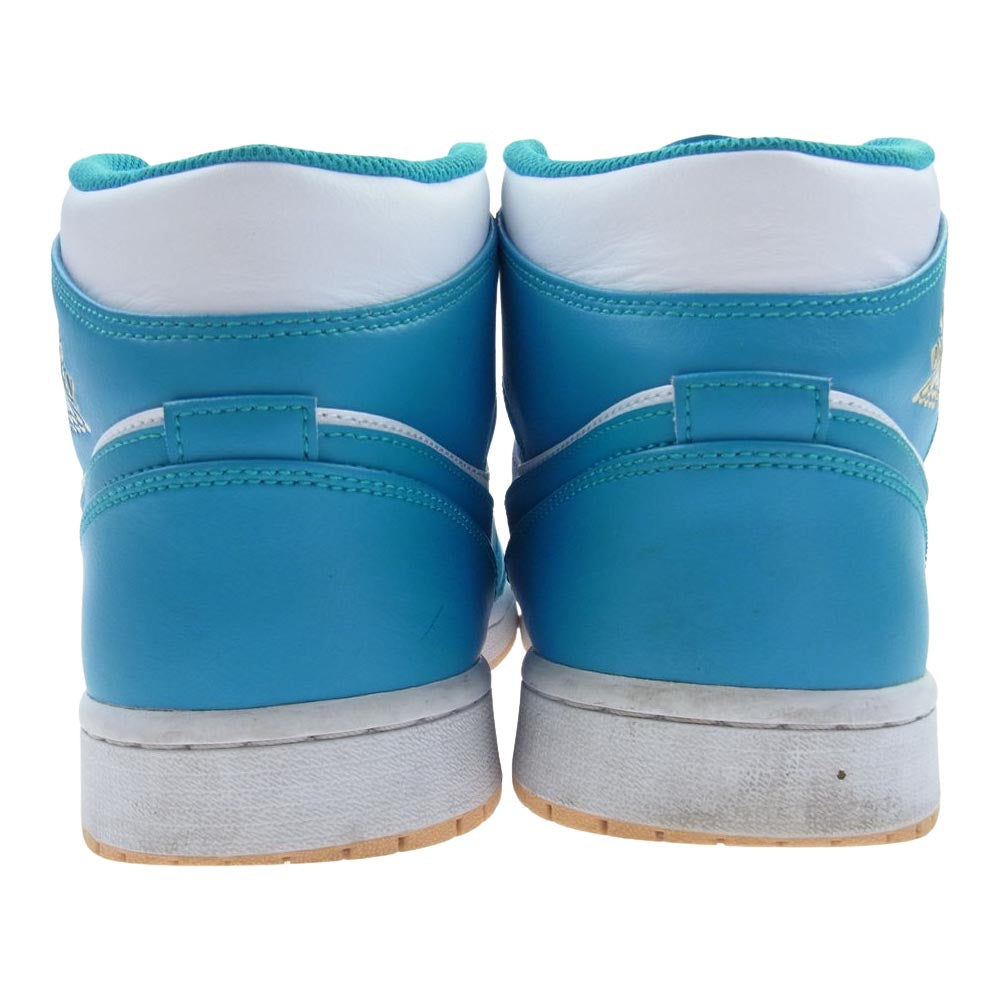 NIKE ナイキ DQ8426-400 Air Jordan 1 Mid Aquatone ナイキ エアジョーダン1 ミッド ブルー系 29cm【中古】