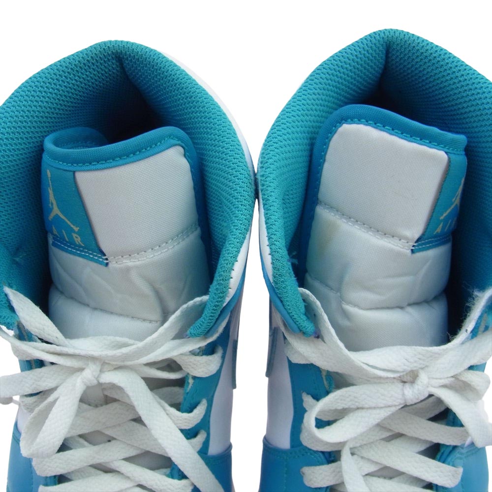 NIKE ナイキ DQ8426-400 Air Jordan 1 Mid Aquatone ナイキ エアジョーダン1 ミッド ブルー系 29cm【中古】