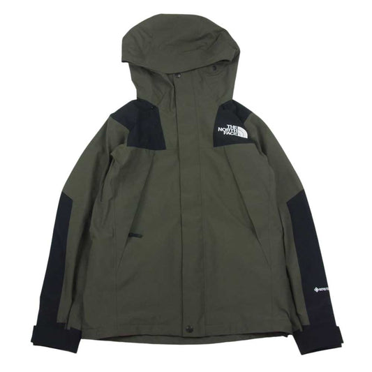 THE NORTH FACE ノースフェイス NP61800 Mountain Jacket GORE-TEX マウンテン ゴアテックス シェル ジャケット カーキ系 XS【美品】【中古】
