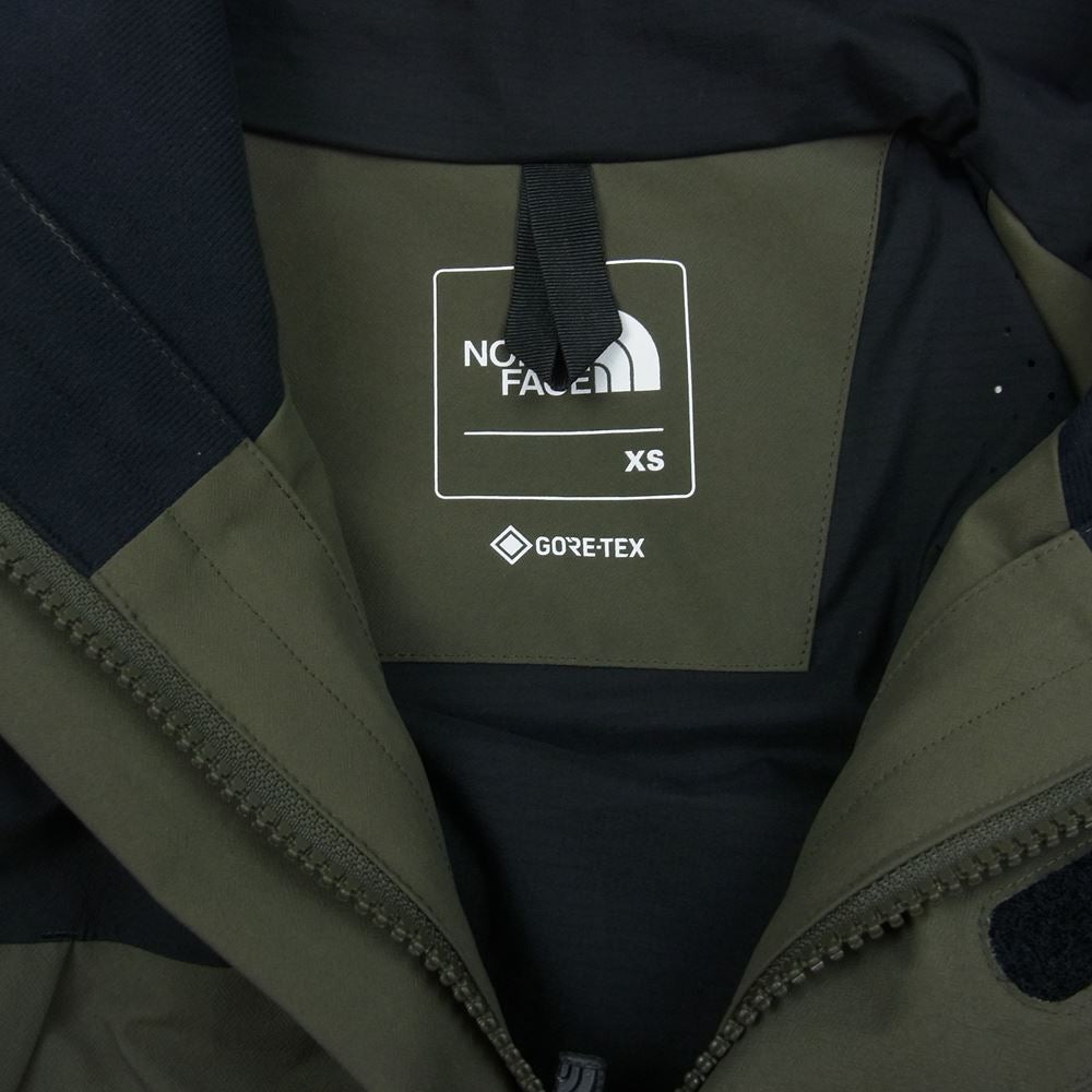 THE NORTH FACE ノースフェイス NP61800 Mountain Jacket GORE-TEX マウンテン ゴアテックス シェル ジャケット カーキ系 XS【美品】【中古】
