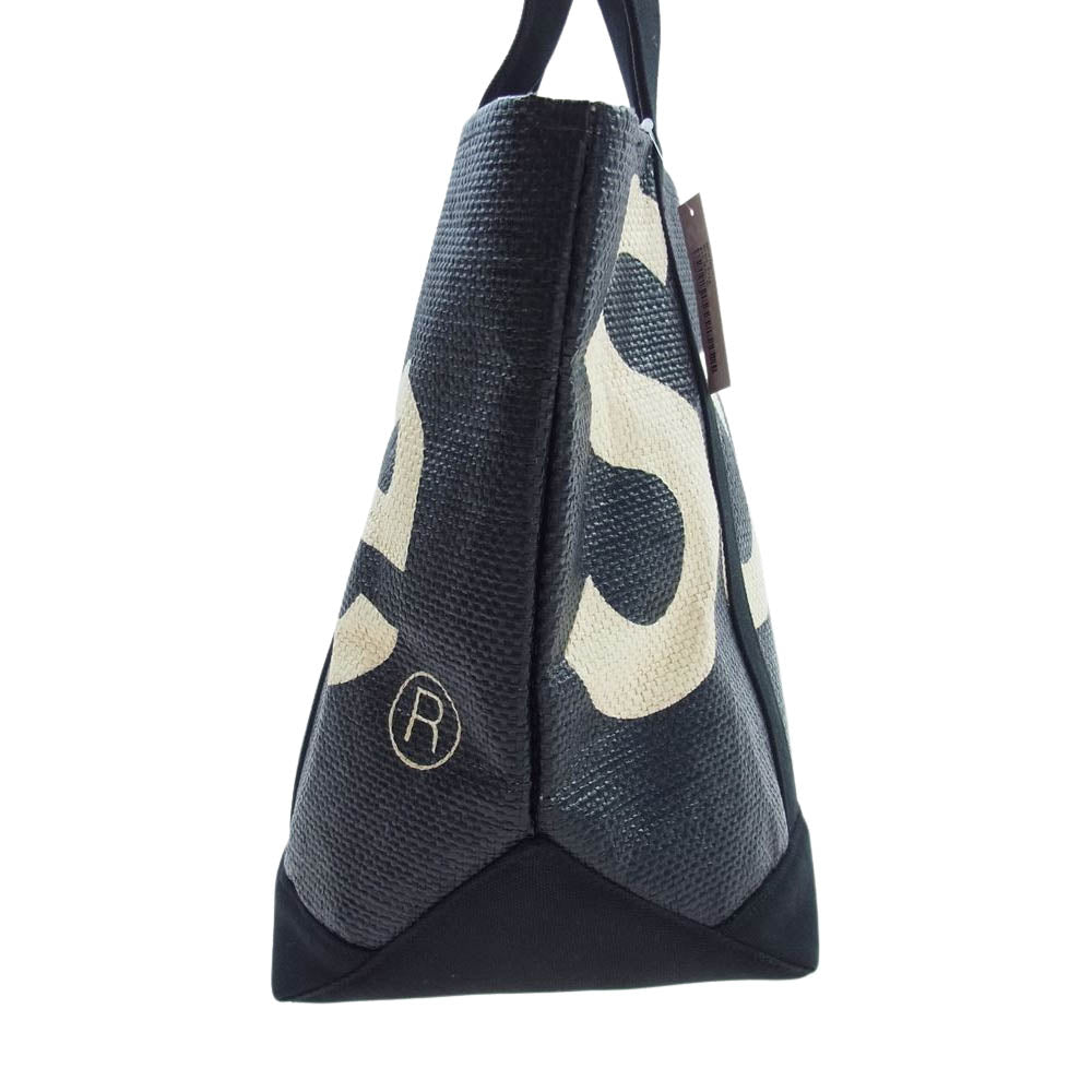 Supreme シュプリーム 20SS Raffia Tote BAG ラフィア トート バック ブラック系【中古】