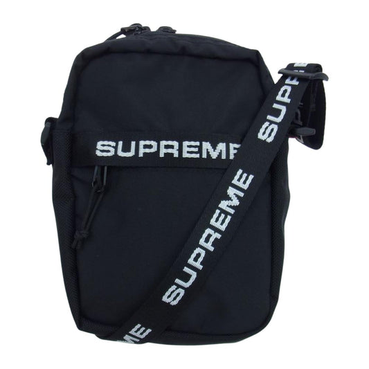 Supreme シュプリーム 22AW Shoulder Bag ショルダー バッグ ロゴ ブラック ブラック系【中古】