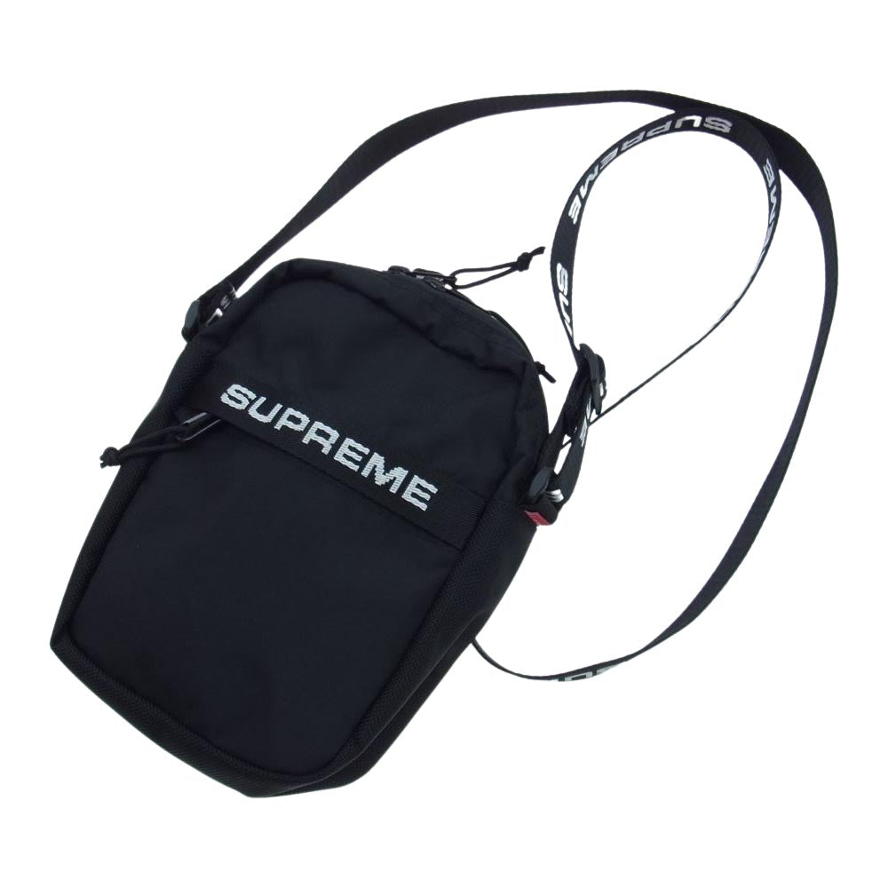 Supreme シュプリーム 22AW Shoulder Bag ショルダー バッグ ロゴ ブラック ブラック系【中古】