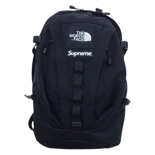 Supreme シュプリーム 18AW NF0A3SE6 × THE NORTH FACE ザノースフェイス Exedition Backpack エディション バックパック リュック  ブラック系【中古】