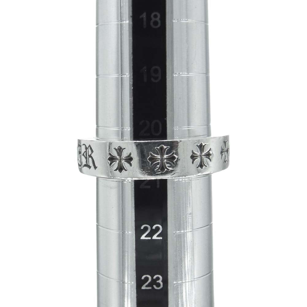 CHROME HEARTS クロムハーツ（原本無） 6mm SPACER FOREVER スペーサー フォーエバー リング シルバー系 21号【中古】