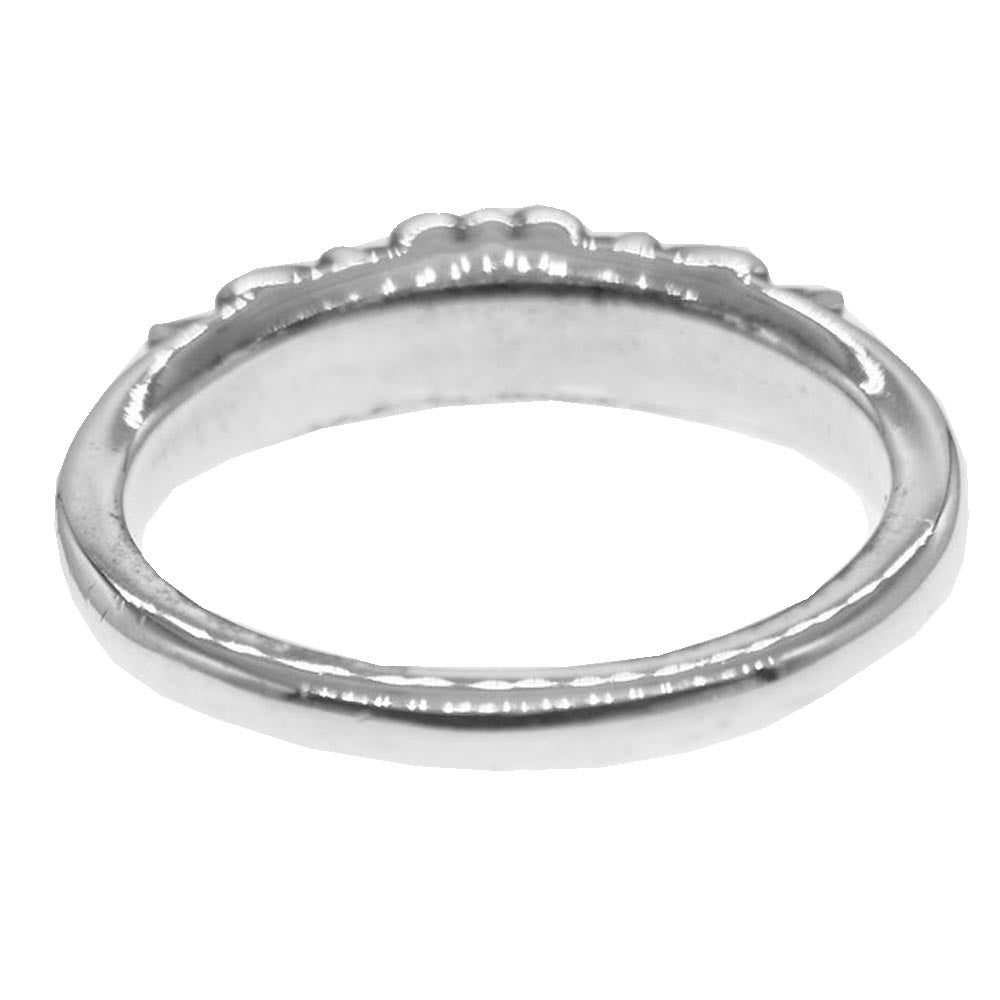 CHROME HEARTS クロムハーツ（原本有） BABY CLSC FLRL CRS P/DMND ベイビー クラシック フローラルクロス リング パヴェダイヤ シルバー系 21.5号【中古】