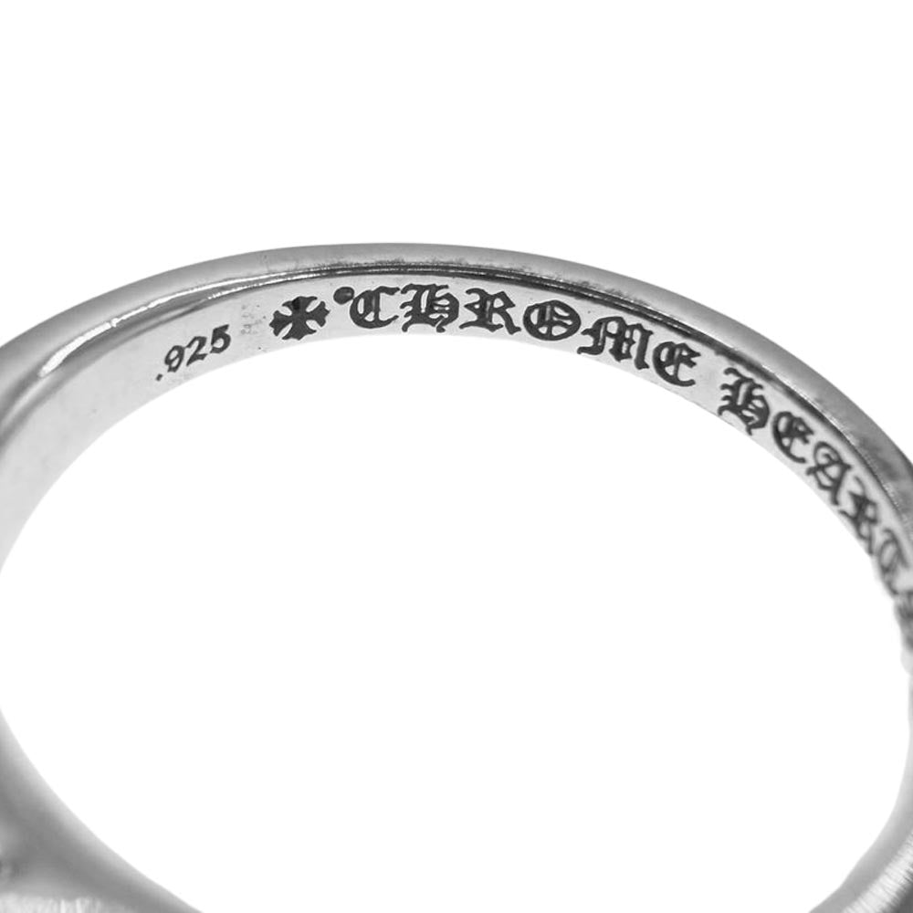 CHROME HEARTS クロムハーツ（原本有） BABY CLSC FLRL CRS P/DMND ベイビー クラシック フローラルクロス リング パヴェダイヤ シルバー系 21.5号【中古】