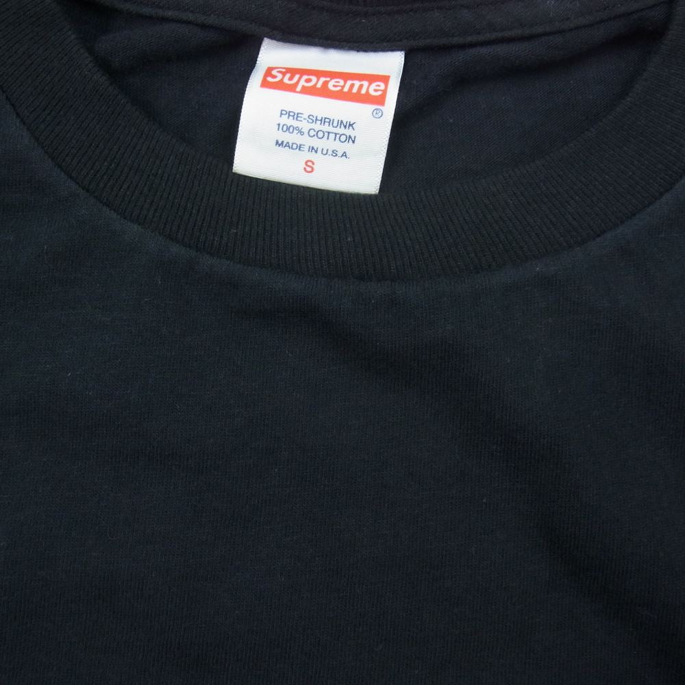 Supreme シュプリーム 16SS Motion Logo Tee モーションロゴ 半袖 Tシャツ ブラック ブラック系 S【中古】