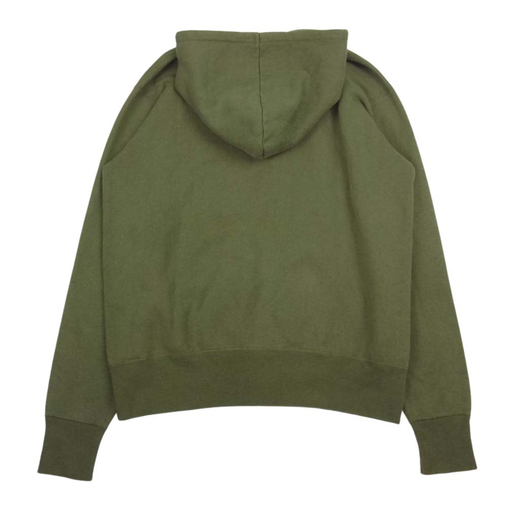 RADIALL ラディアル 16AW RAD-16AW-CUT001 FOR ADULT HOODIE プルオーバー パーカー カーキ系 L【中古】