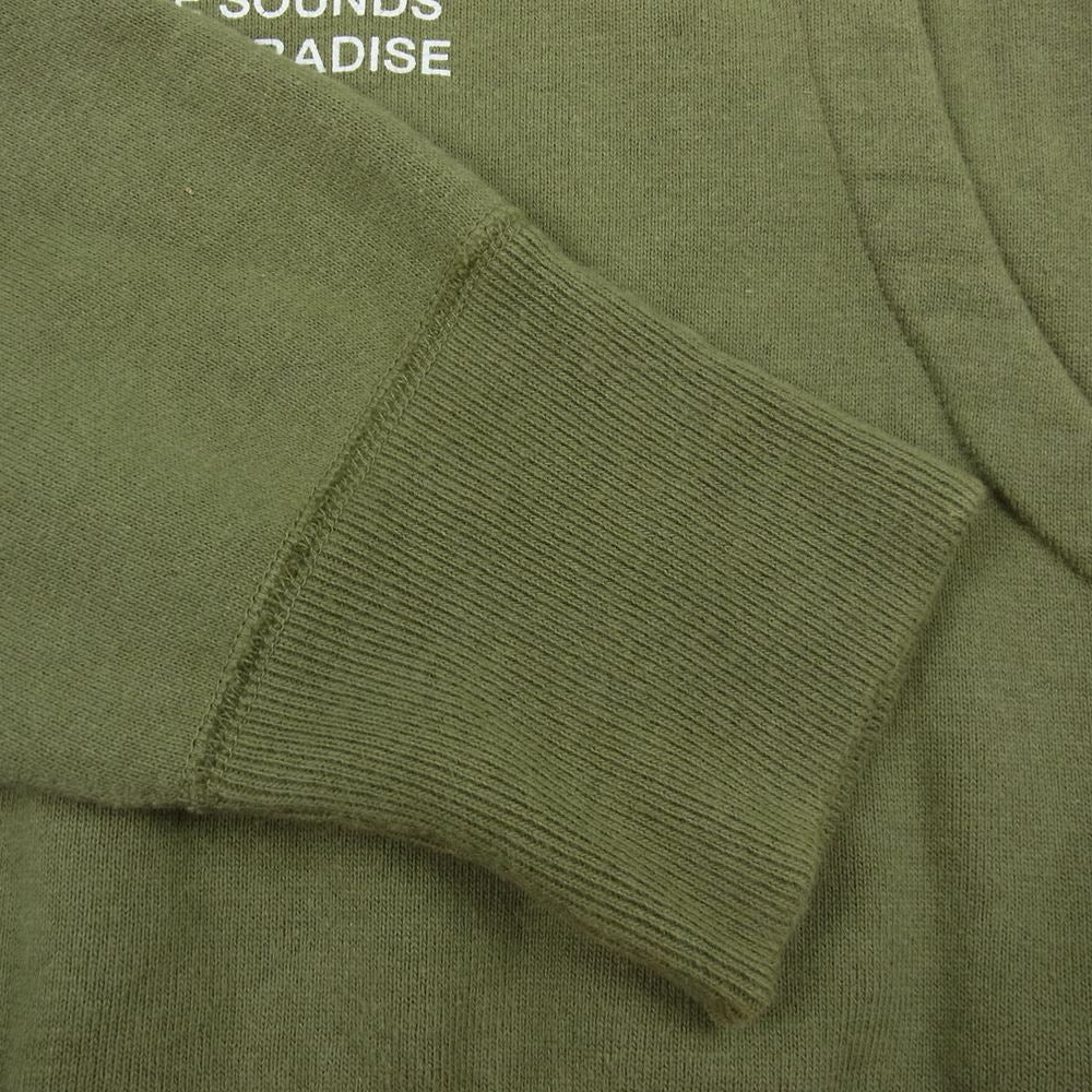 RADIALL ラディアル 16AW RAD-16AW-CUT001 FOR ADULT HOODIE プルオーバー パーカー カーキ系 L【中古】