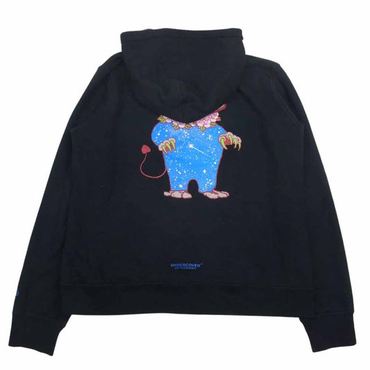 UNDERCOVER アンダーカバー UCW9801-01 SUPERORGANISM スーパーオーガニズム パーカー ブラック系 4【中古】