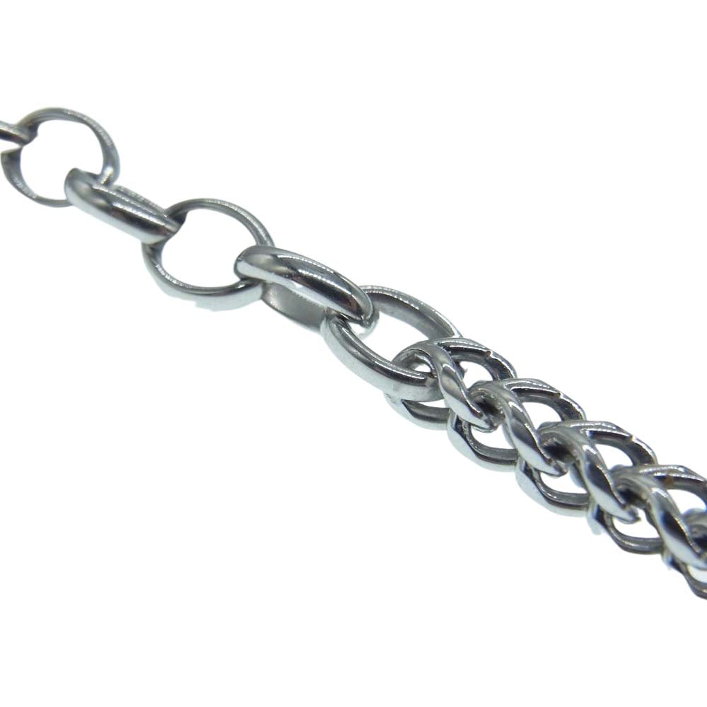 DIESEL ディーゼル STEEL チェーン ネックレス シルバー系【中古】