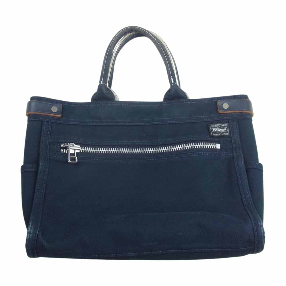 PORTER ポーター 667-09470 GIRL ガール トートバッグ ネイビー系【中古】
