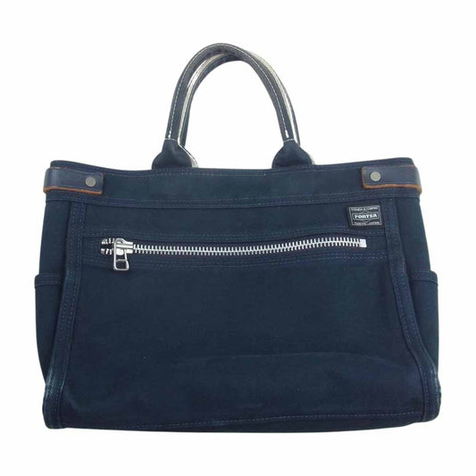 PORTER ポーター 667-09470 GIRL ガール トートバッグ ネイビー系【中古】