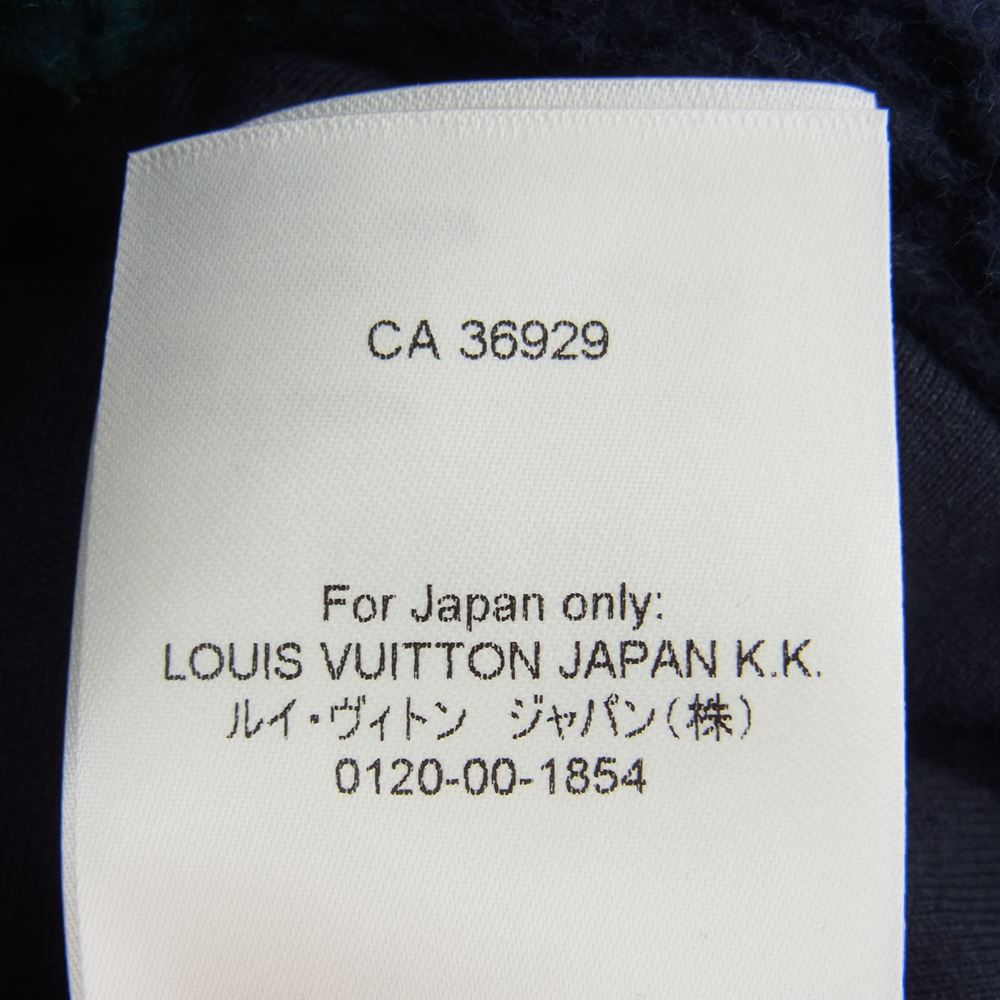 LOUIS VUITTON ルイ・ヴィトン 1AATYT モノグラム カモ フリース ブルゾン ジャケット グリーン系 ネイビー系 XL【中古】