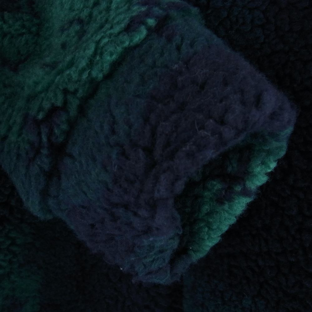 LOUIS VUITTON ルイ・ヴィトン 1AATYT モノグラム カモ フリース ブルゾン ジャケット グリーン系 ネイビー系 XL【中古】