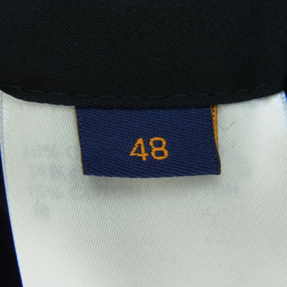 LOUIS VUITTON ルイ・ヴィトン 23SS 1A8WQL LVM テクニカル ウール Pコート ピーコート ブラック系 48【中古】