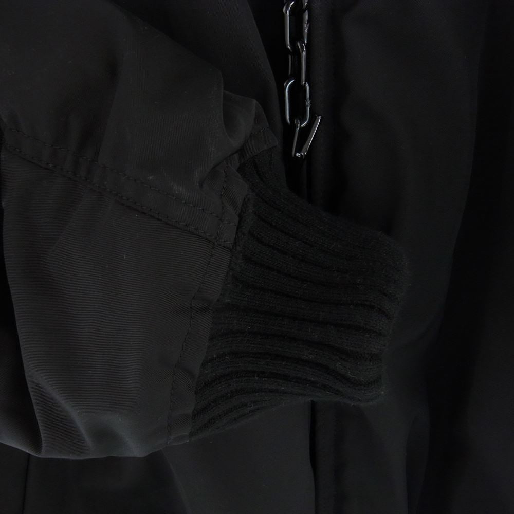 LOUIS VUITTON ルイ・ヴィトン 21AW HLB05W リバーシブル サマー ボンバー ジャケット MA-1 ブルゾン ブラック系 52【中古】