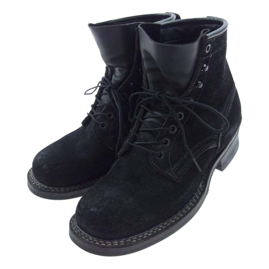 WHITE'S BOOTS ホワイツブーツ SMOKE JUMPER スモークジャンパー レースアップ ブーツ スエード ブラック　　 ブラック系 US10D【中古】