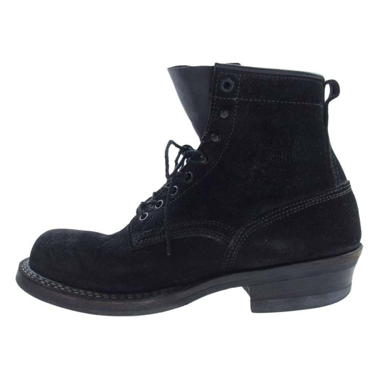 WHITE'S BOOTS ホワイツブーツ SMOKE JUMPER スモークジャンパー レースアップ ブーツ スエード ブラック　　 ブラック系 US10D【中古】