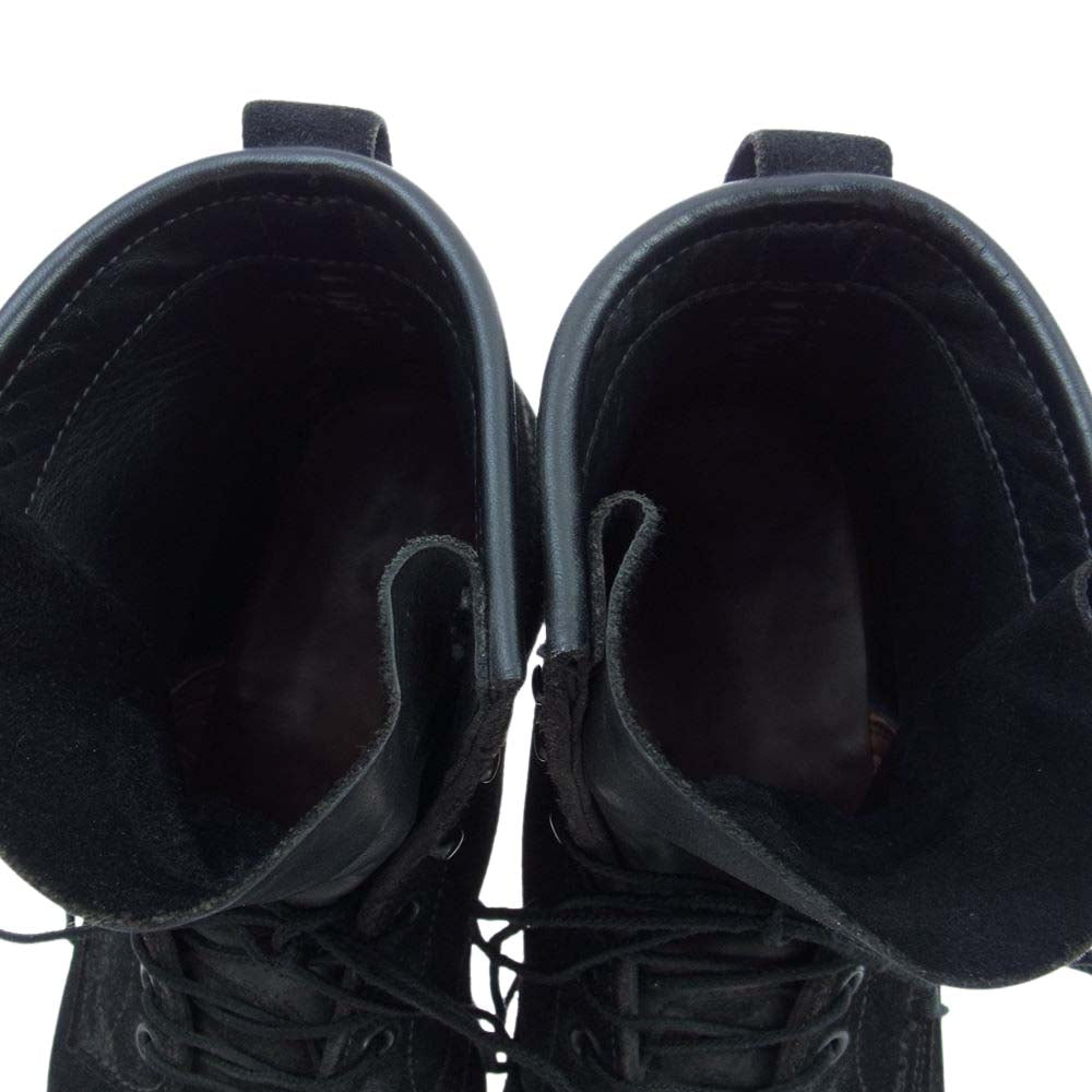 WHITE'S BOOTS ホワイツブーツ SMOKE JUMPER スモークジャンパー レースアップ ブーツ スエード ブラック　　 ブラック系 US10D【中古】