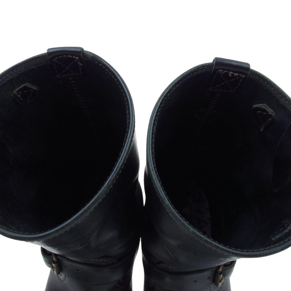 WESCO ウエスコ BOSS ボス エンジニアブーツ スチール無し ブラック ブラック系 US9.5D【中古】