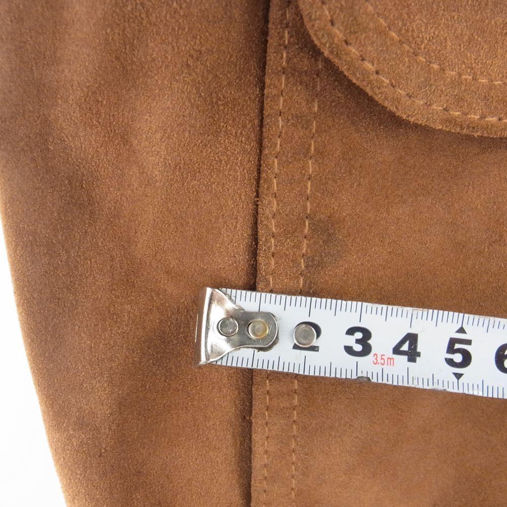 Supreme シュプリーム 14SS × Schott ショット SUEDE BOMBER JACKET スエード ボンバー ジャケット ブラウン系 L【中古】
