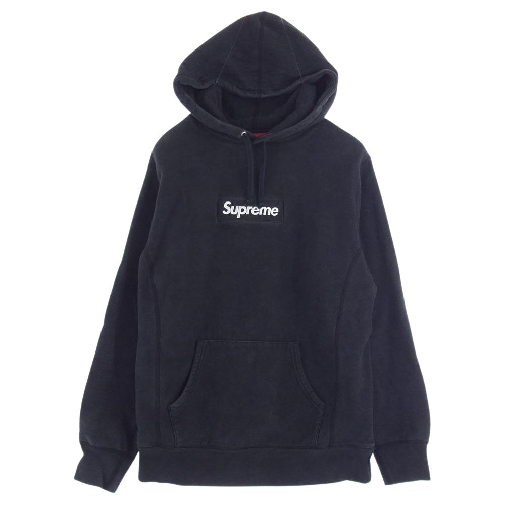 Supreme シュプリーム 16AW Box Logo Hooded Sweatshirt ボックス ロゴ フーデッド スウェット シャツ プルオーバーパーカー ブラック系 L【中古】