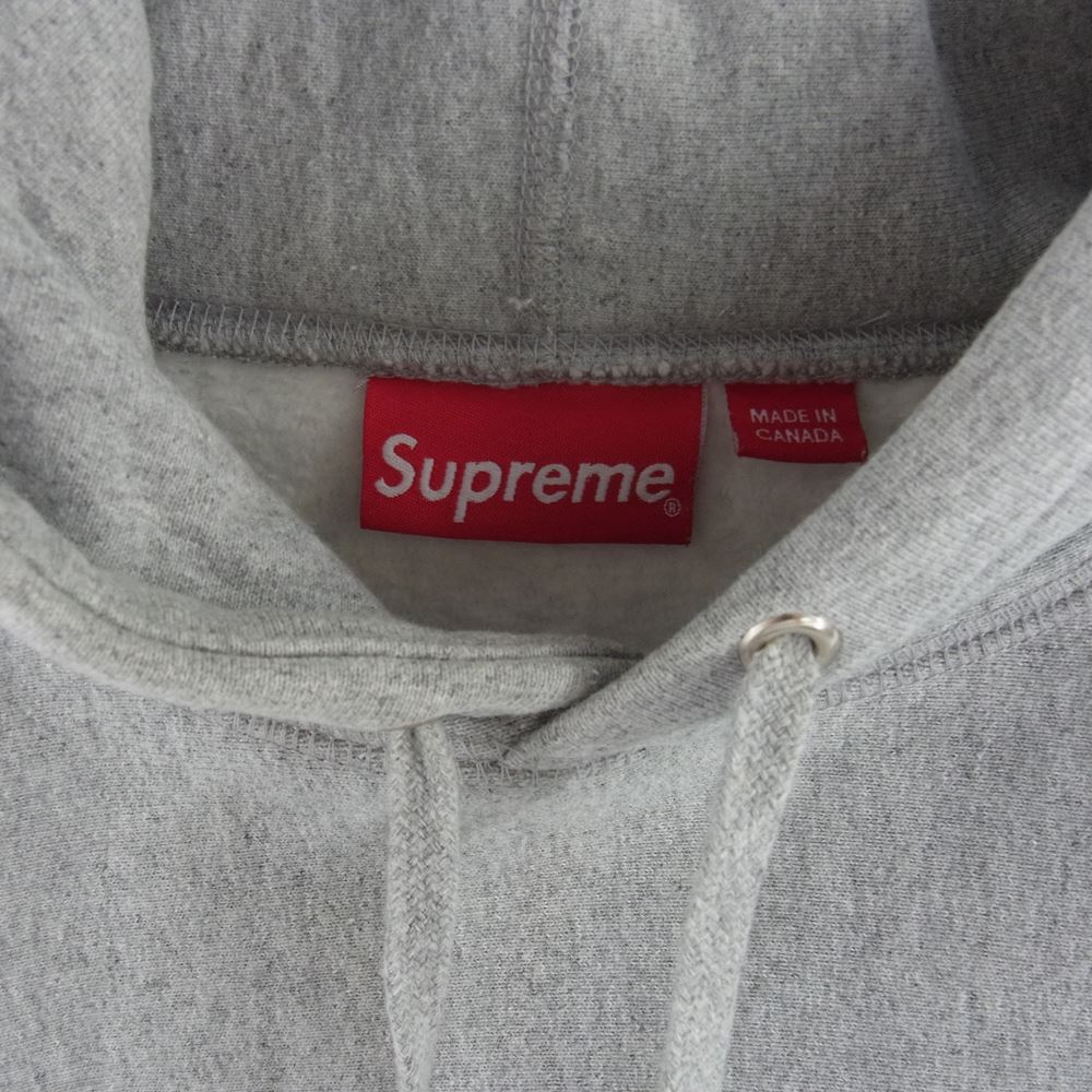 Supreme シュプリーム 16AW Box Logo Hooded Sweatshirt ボックス ロゴ フーデッド スウェット プルオーバー パーカー グレー系 L【中古】