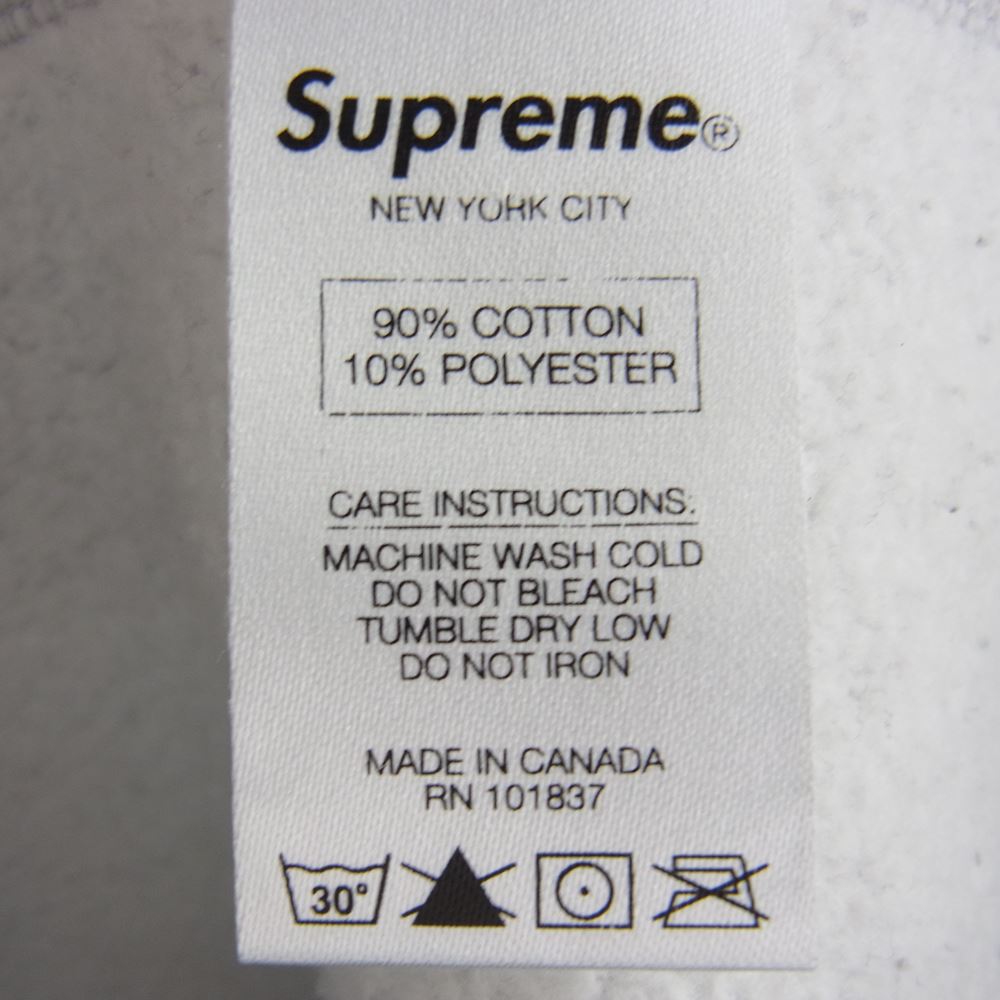 Supreme シュプリーム 16AW Box Logo Hooded Sweatshirt ボックス ロゴ フーデッド スウェット プルオーバー パーカー グレー系 L【中古】