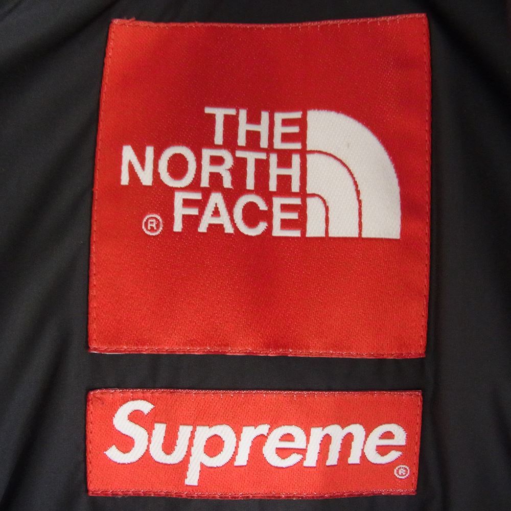 Supreme シュプリーム 13AW × THE NORTH FACE ノースフェイス Fur Print Nuptse Vest ファー柄 ヌプシ ダウンベスト M【美品】【中古】
