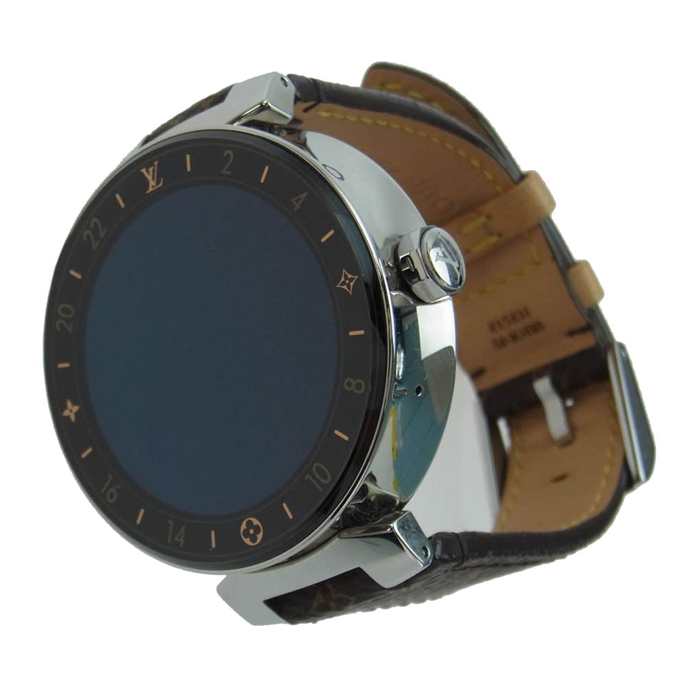 LOUIS VUITTON ルイ・ヴィトン QA003 タンブール ホライゾン モノグラム ベルト 時計 ウォッチ【中古】