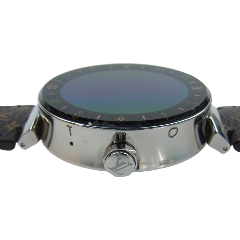 LOUIS VUITTON ルイ・ヴィトン QA003 タンブール ホライゾン モノグラム ベルト 時計 ウォッチ【中古】