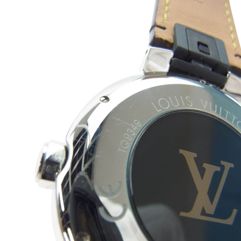 LOUIS VUITTON ルイ・ヴィトン QA003 タンブール ホライゾン モノグラム ベルト 時計 ウォッチ【中古】
