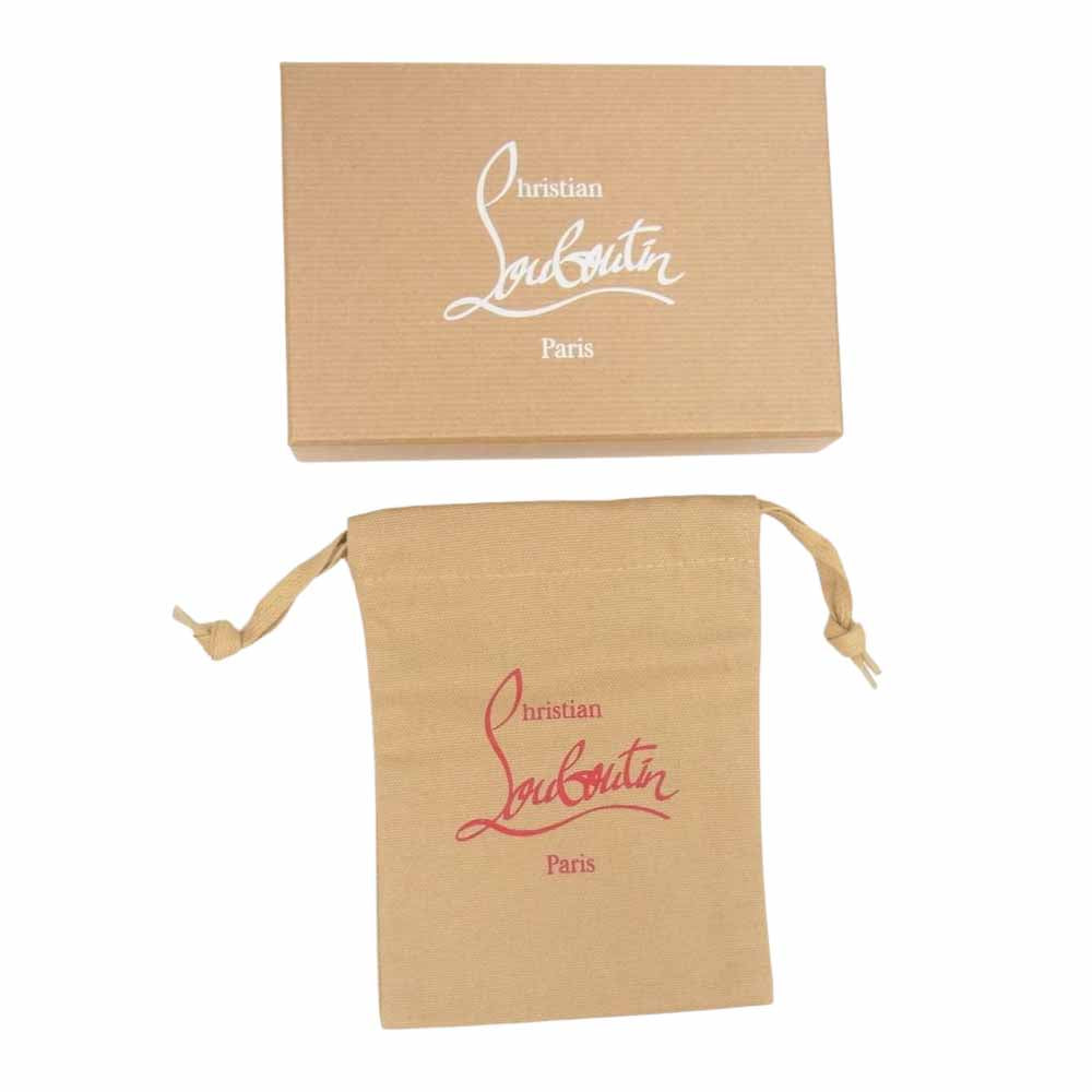 Christian Louboutin クリスチャンルブタン 3195066 iPhoneX XS アイフォン KIOS スタッズ スマートフォン スマホ ケース ブラック系【中古】