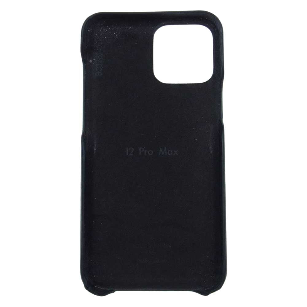 LOUIS VUITTON ルイ・ヴィトン M80080  バンパー 12 タイガ iPhone 12 pro Max アイフォン スマートフォン スマホ ケース ブラック系 ブラウン系【中古】
